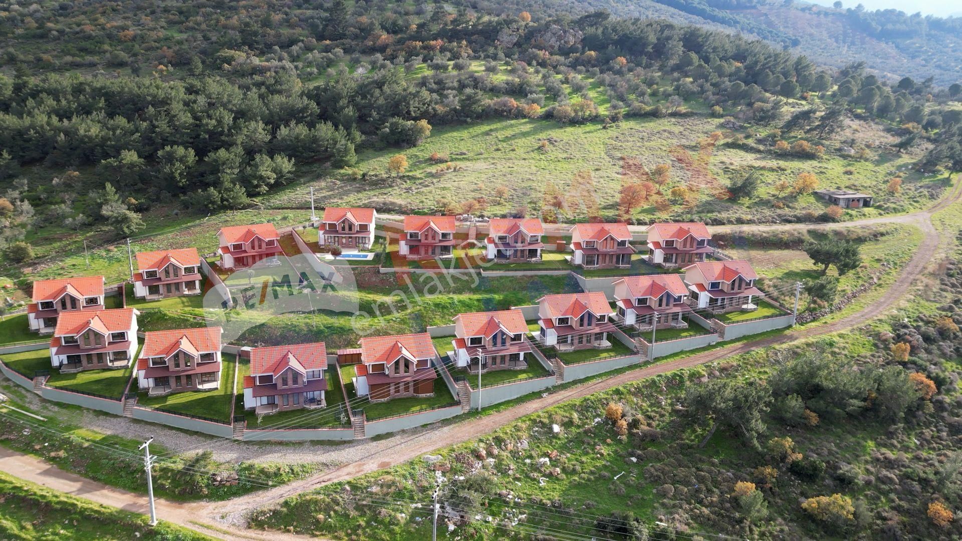 Burhanıye Dutluca'da Panoramık Manzaralı Satılık Natamam Vılla - Görsel 30
