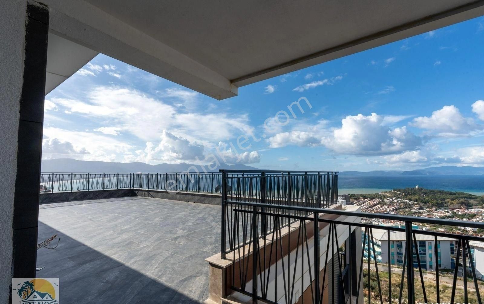 Kuşadası Değirmendere'de Full Deniz Manzaralı Geniş Teraslı Satılık 3+1 Daire - Görsel 6