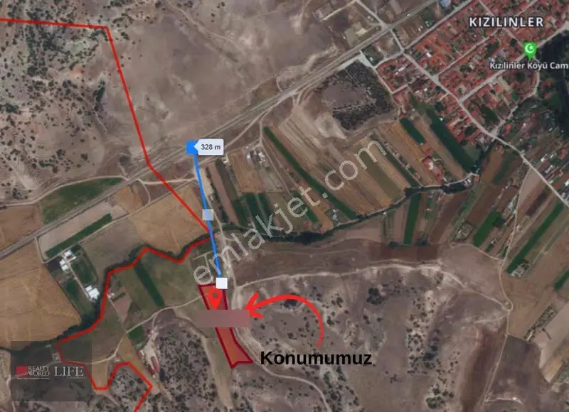 Rw Lıfe // Kızılinler Köyü Yakını 3927 M2 Satılık Tarla - Görsel 2
