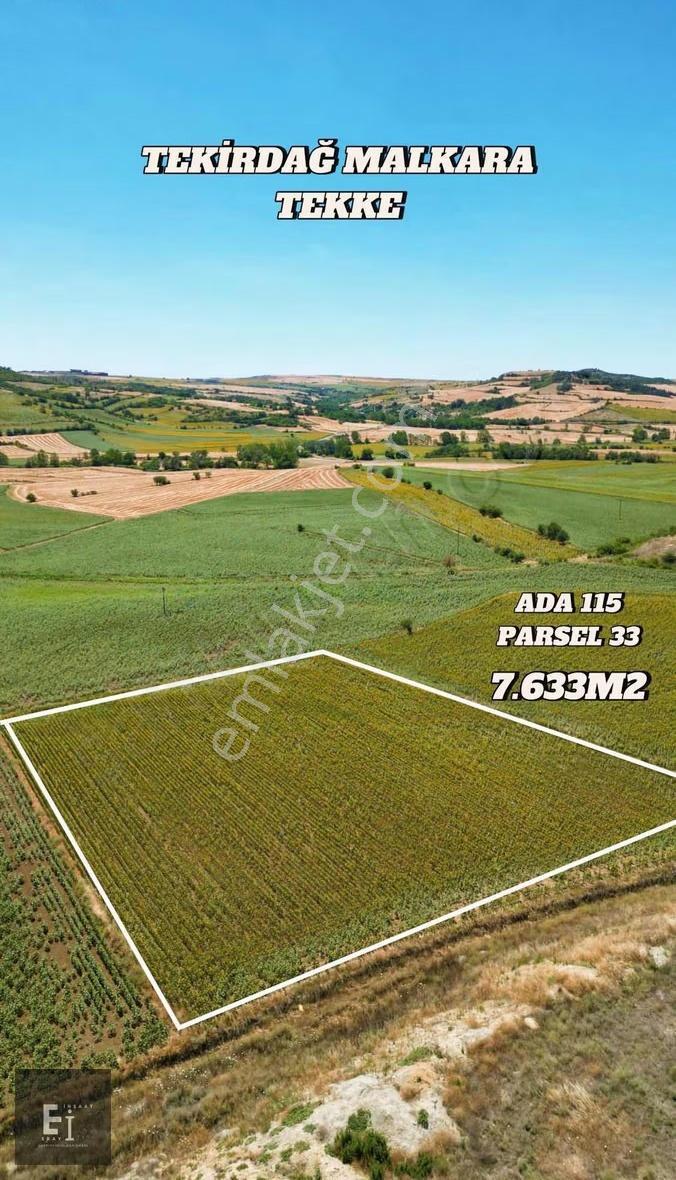 Eray Emlak'tan Satılık Tekirdağ Malkara'da 7.635m2 Arsa