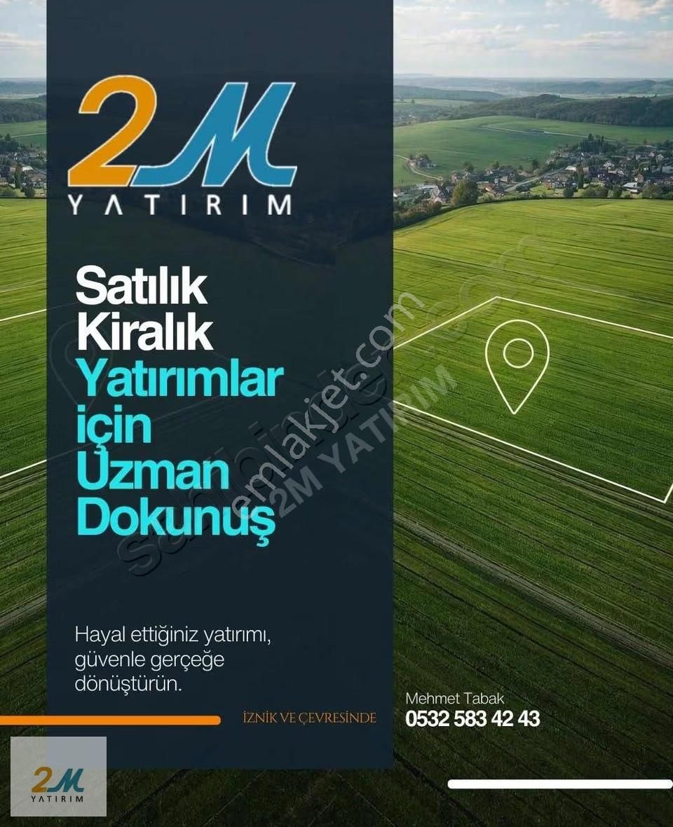 Fırsat !!! 2m Yatırım'dan İznik Kutluca Mah Satılık İmarlı Arsa - Görsel 10