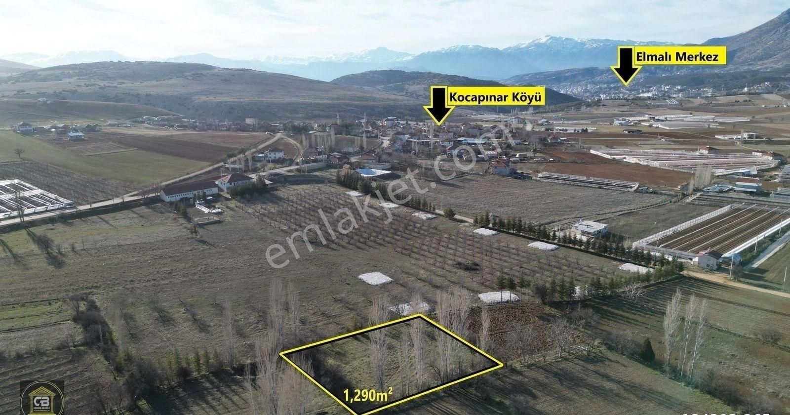 Elmalı Kocapınar 1.290 M² Satılık Tarla