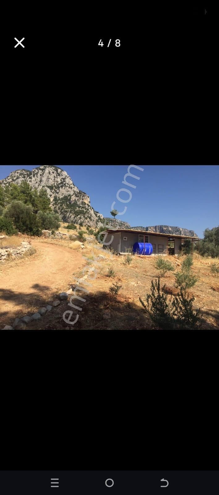 Seydikemer Arsa'da Saklıkent Manzaralı Prefabrik Yapılı Arsa - Görsel 5