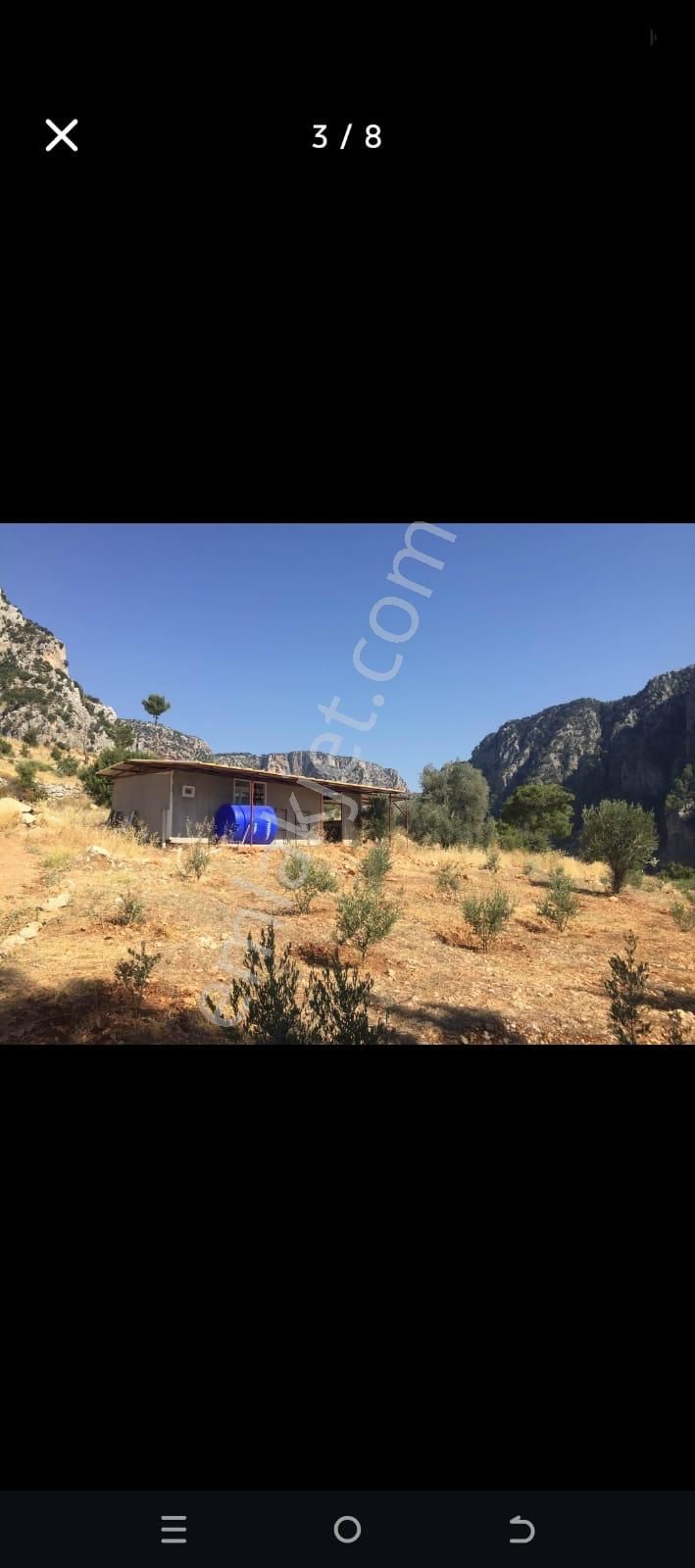 Seydikemer Arsa'da Saklıkent Manzaralı Prefabrik Yapılı Arsa - Görsel 3