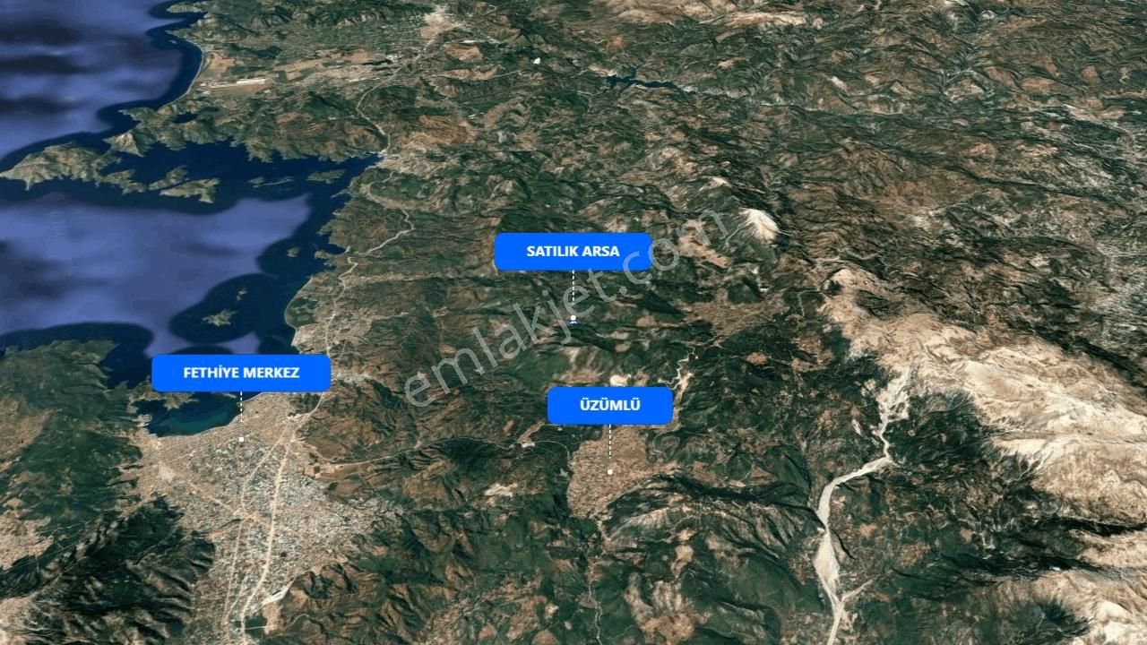 Muğla Fethiye Çengerde 1318 M2 Satılık Arsa - Görsel 4