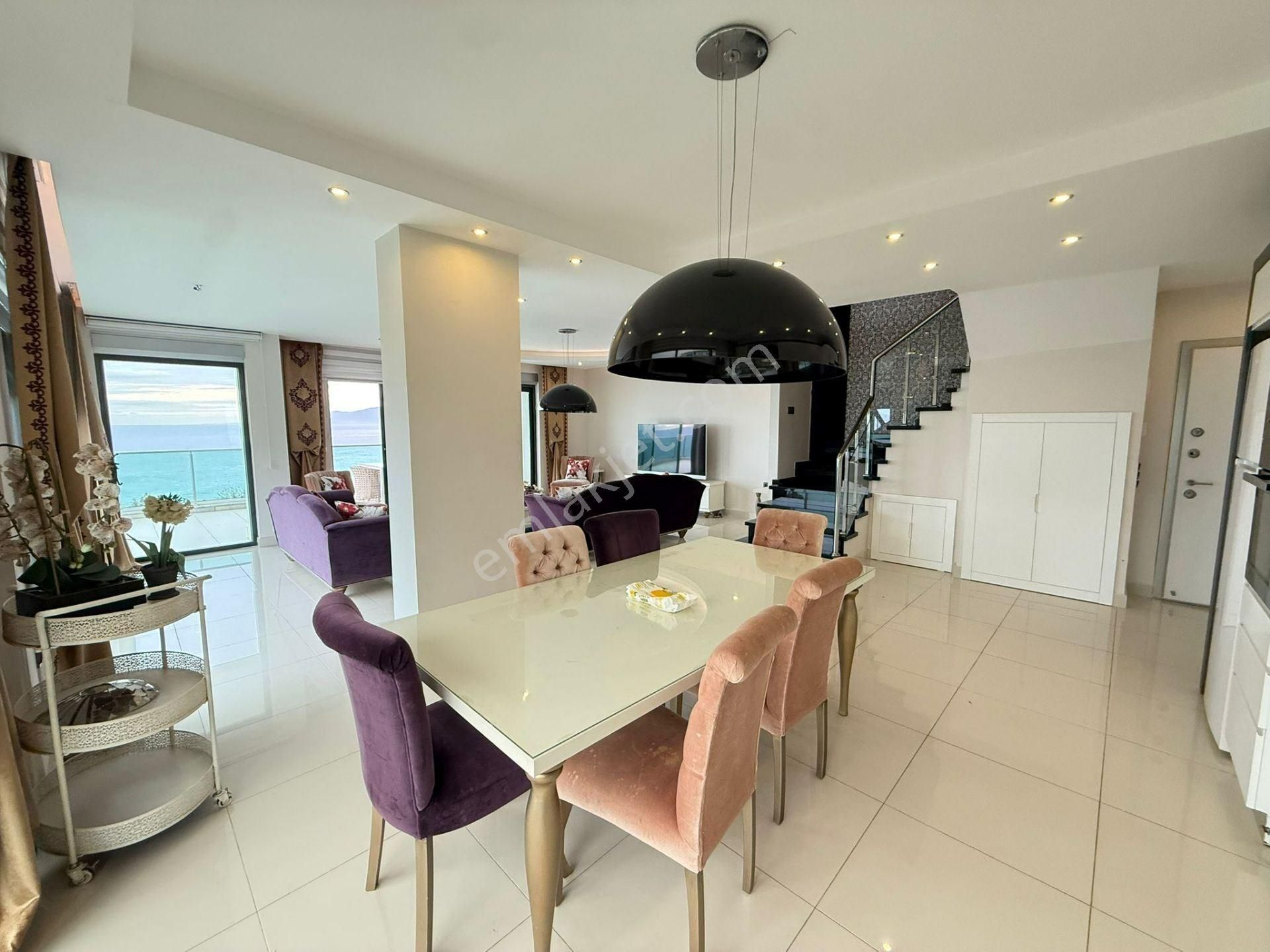 Alanya/kargıcak Muhteşem Lüks Mobilyalı Deniz Manzaralı 3+1 Penthouse - Görsel 9