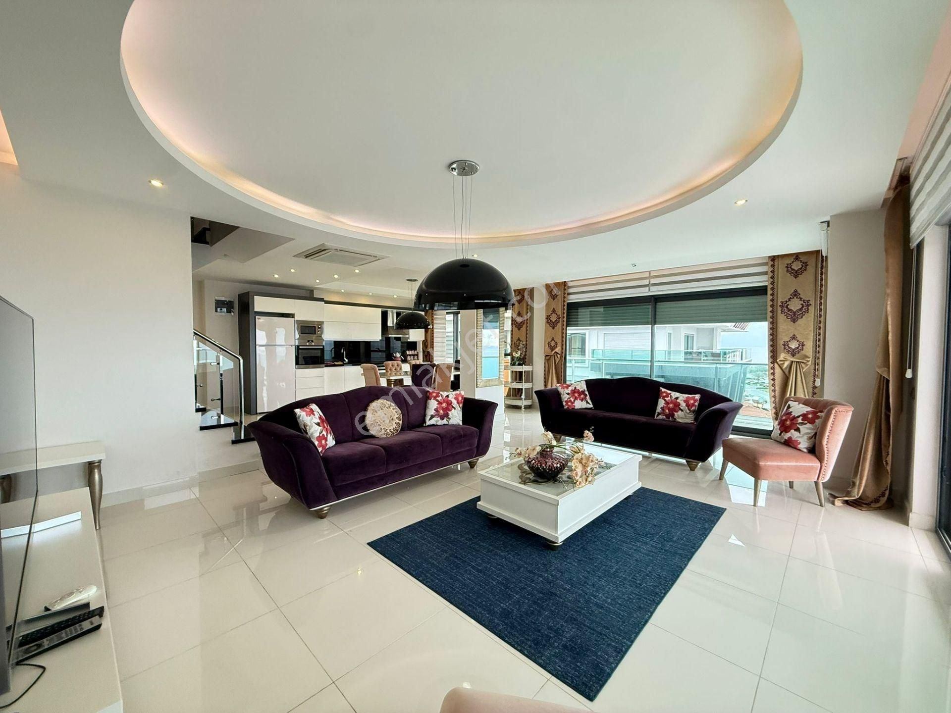 Alanya/kargıcak Muhteşem Lüks Mobilyalı Deniz Manzaralı 3+1 Penthouse - Görsel 7