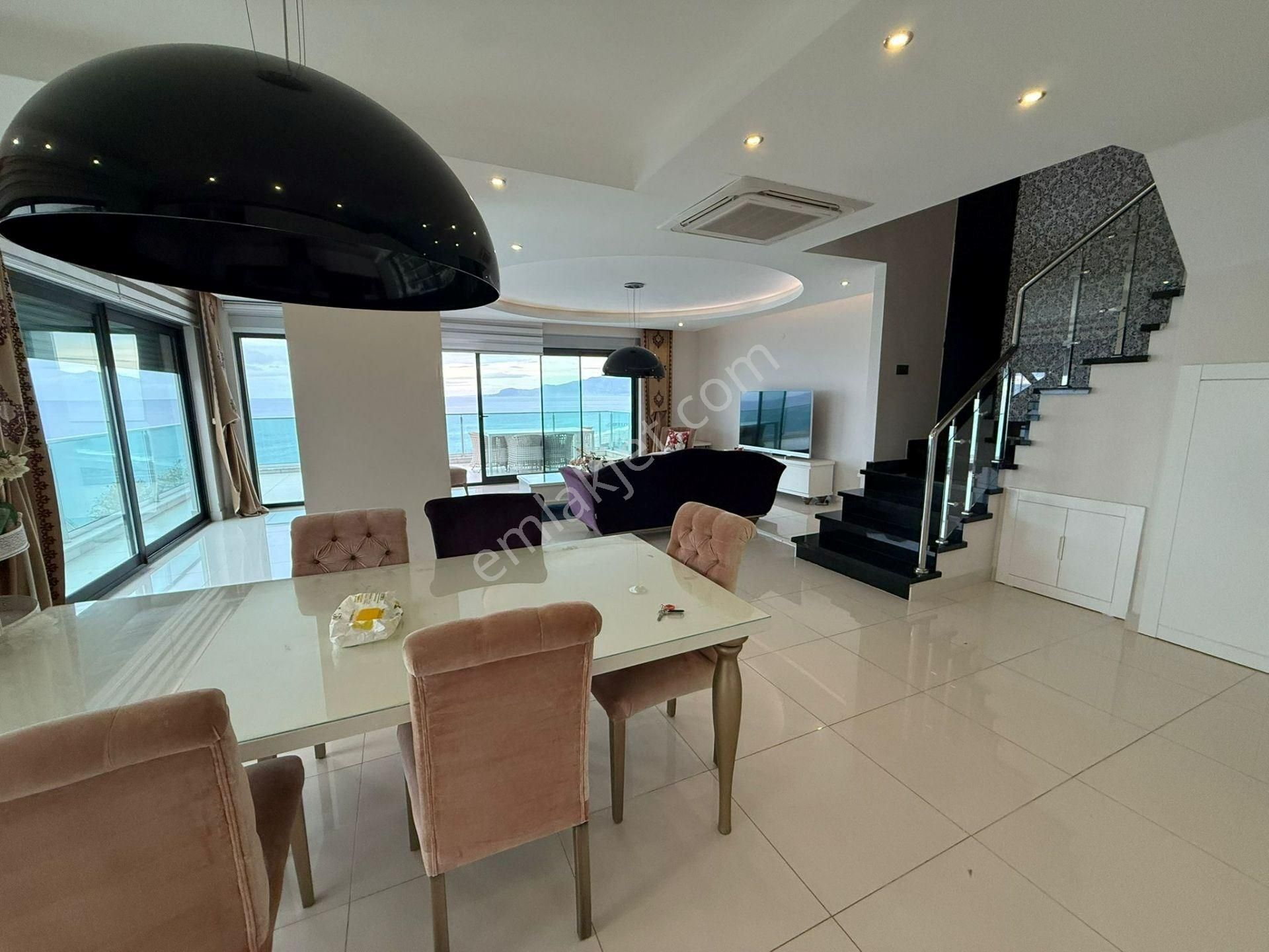 Alanya/kargıcak Muhteşem Lüks Mobilyalı Deniz Manzaralı 3+1 Penthouse - Görsel 5