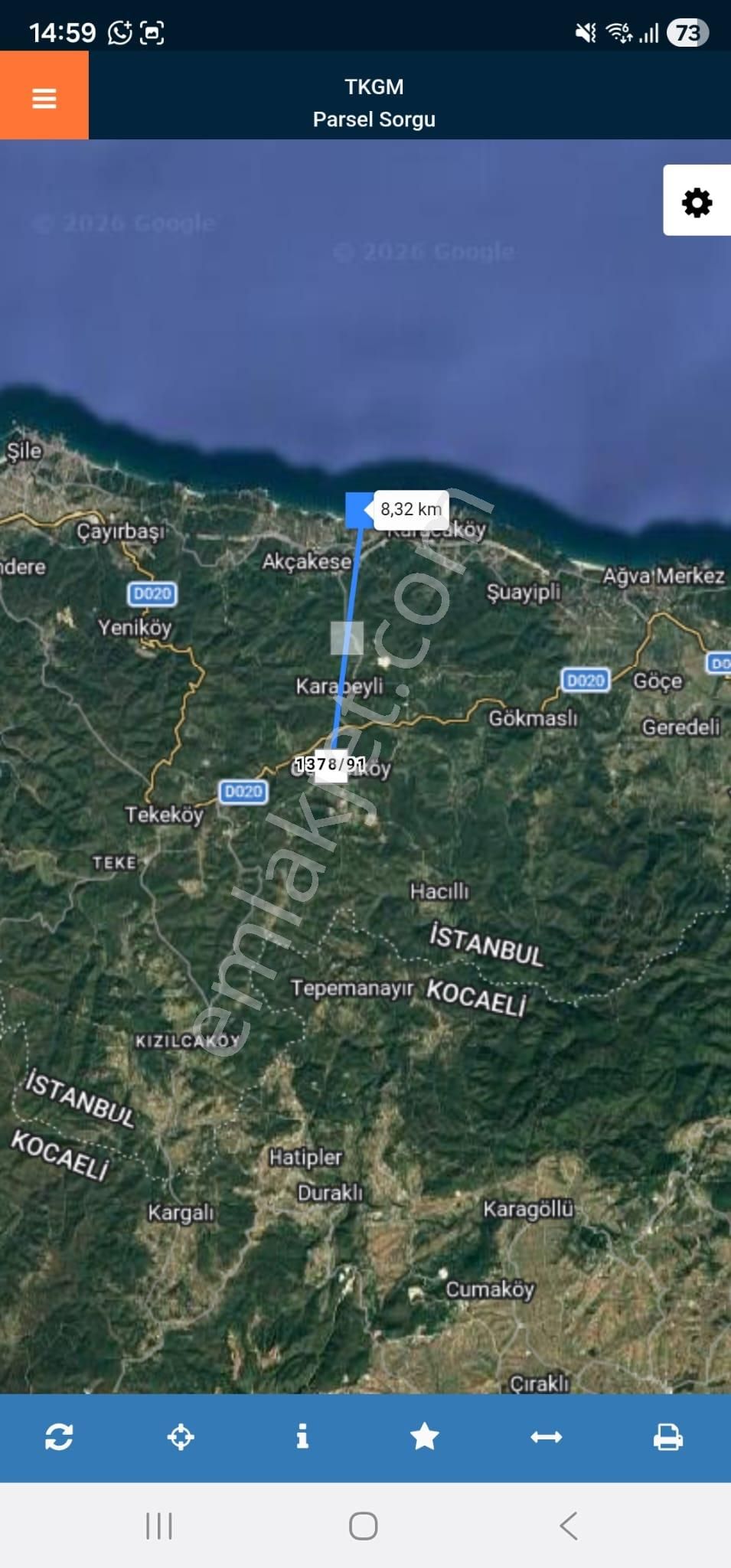Şile Osmanköy Mah. Konut / Villa İmarlı Satılık 1.050m2 Arsa - Görsel 9