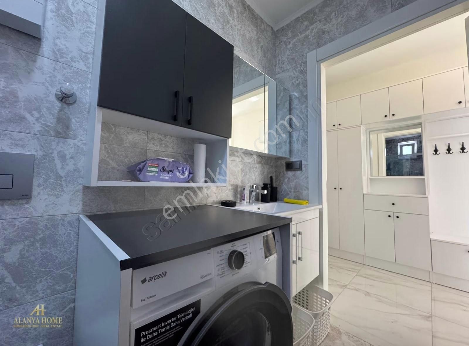 Oba' Full Aktivite 1+1 Full Eşyalı Çift Balkonlu Havuz Manzaralı - Görsel 19