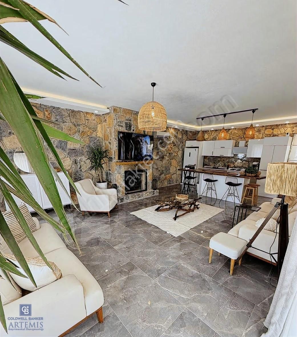 Bodrum Kızılağaç Satılık Havuzlu Otoparklı Luks Taş Villa - Görsel 6