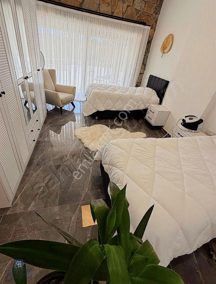 Bodrum Kızılağaç Satılık Havuzlu Otoparklı Luks Taş Villa - Görsel 8