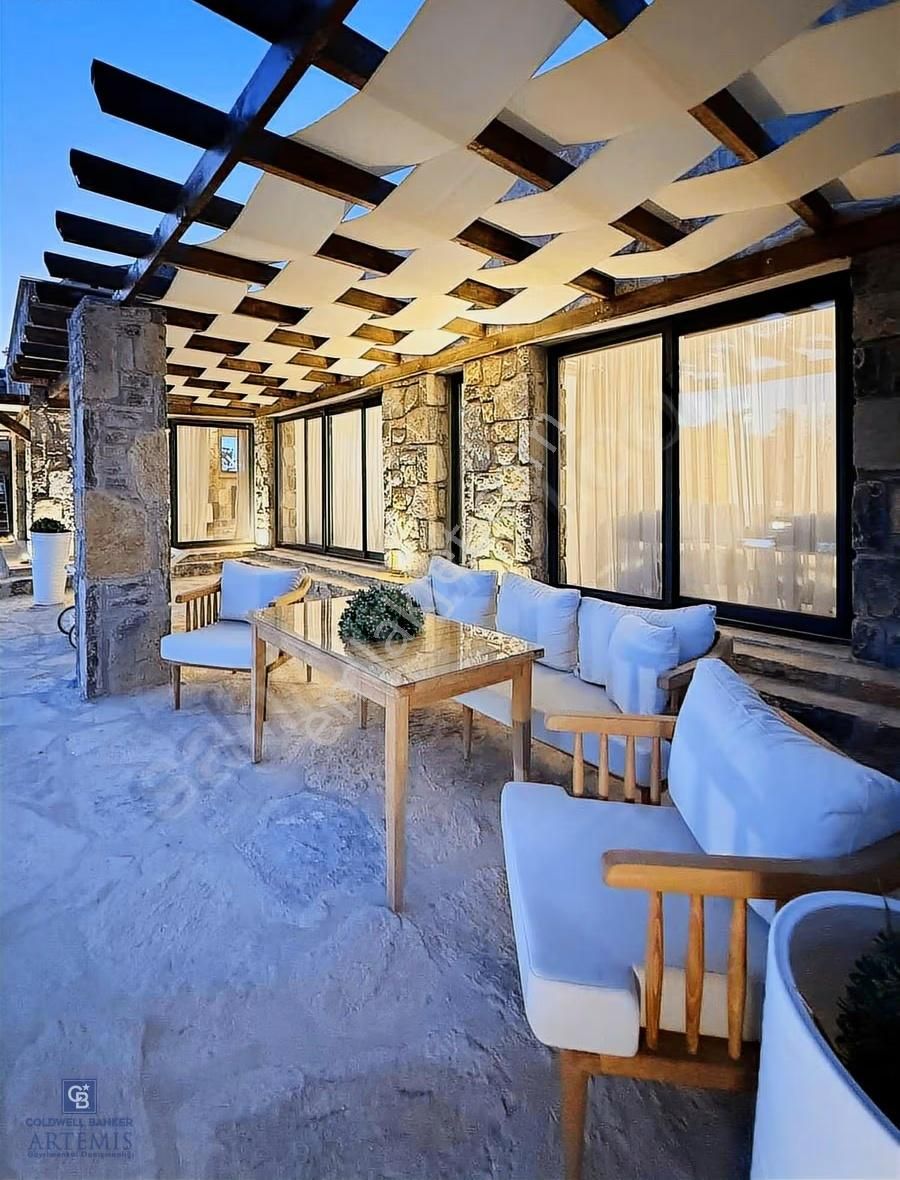 Bodrum Kızılağaç Satılık Havuzlu Otoparklı Luks Taş Villa - Görsel 3