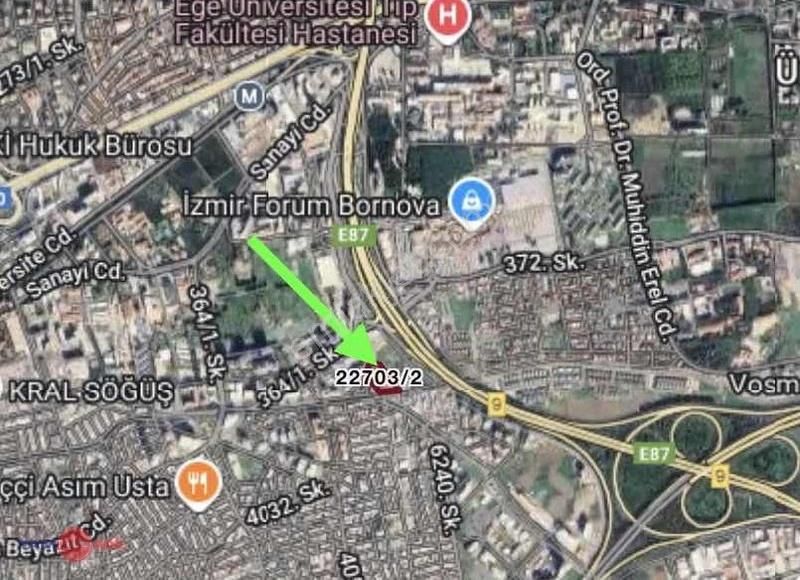 Forum Bornova Karşısı Ento Hast. Arkası 80m2 Fırsat Hisseli Arsa - Görsel 4