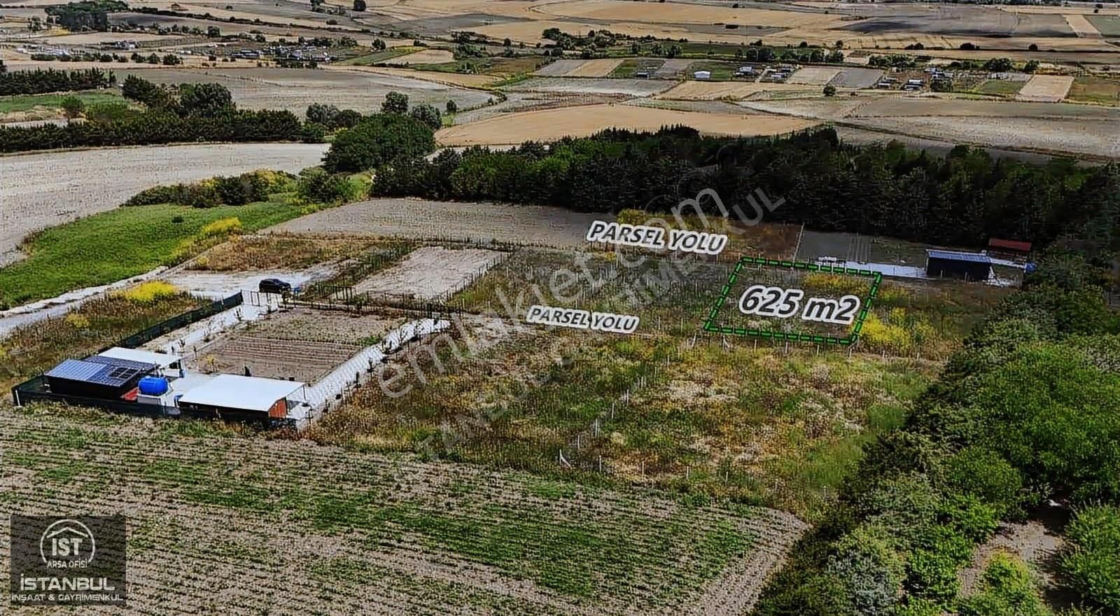 Çatalca Kestanelik'te Tepe Konum Manzaralı Çevrili 625 M2 Arsa - Görsel 6