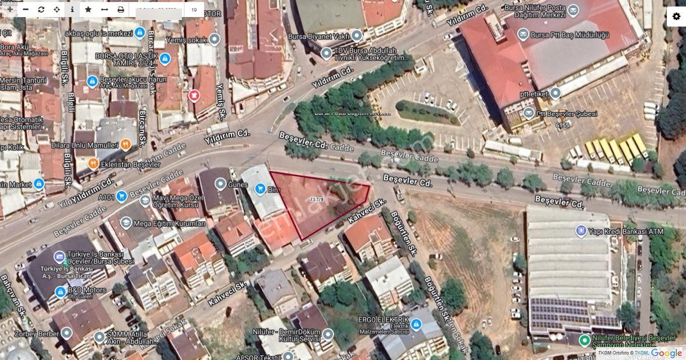 Beşevler'de Kurumsal Firmalara Kiralık Merkezi Konumda Köşe Arsa - Görsel 2