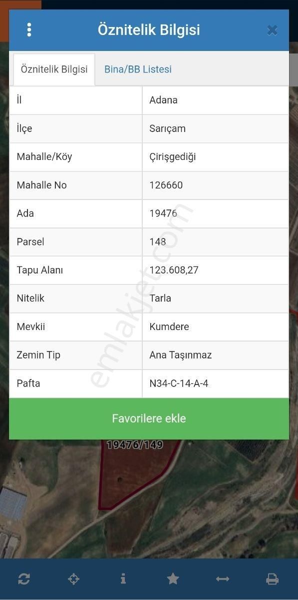 Sarıçam Çirişgediği Köyünde Yol Üzeri Satılık Hisseli Tarla - Görsel 5