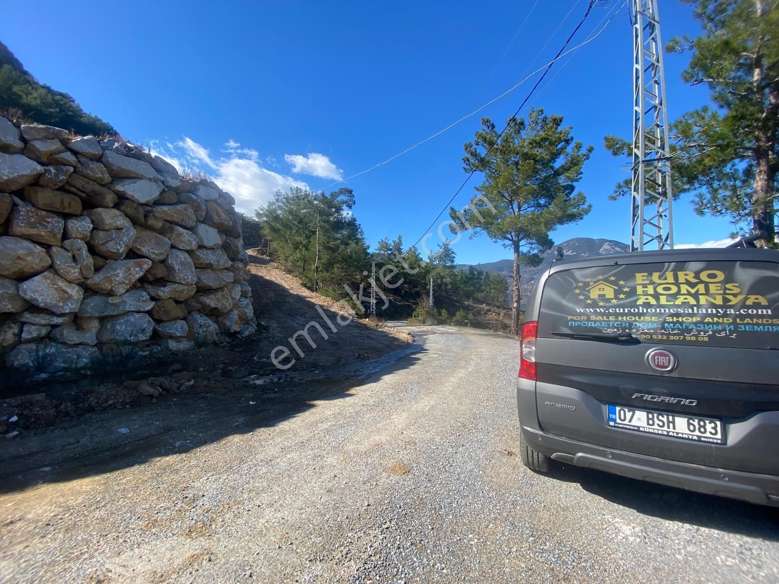 Alanya Fakırcalı Köyü 605 M2 Müstakil Tapulu Tarla - Görsel 11