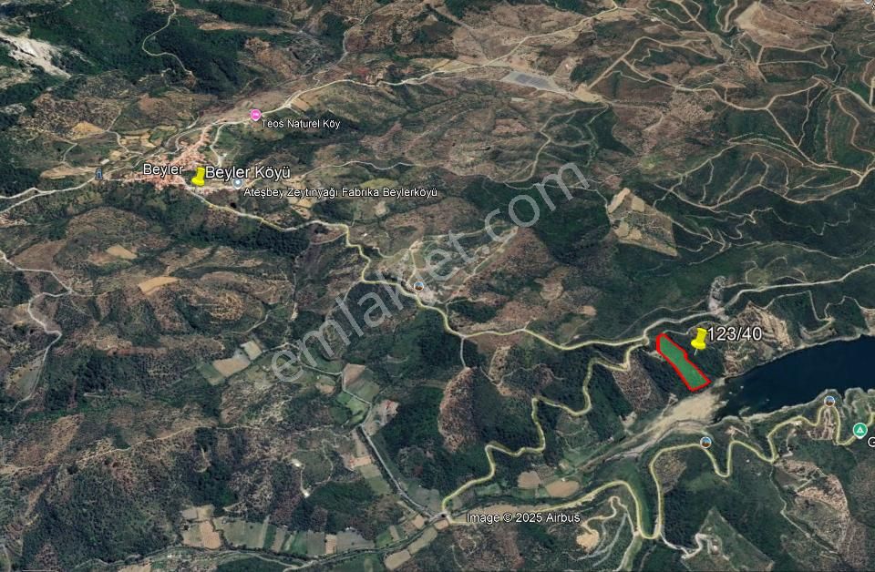 Seferihisar Beyler'de Yola Cepheli, Baraj Manzaralı Arazi - Görsel 4