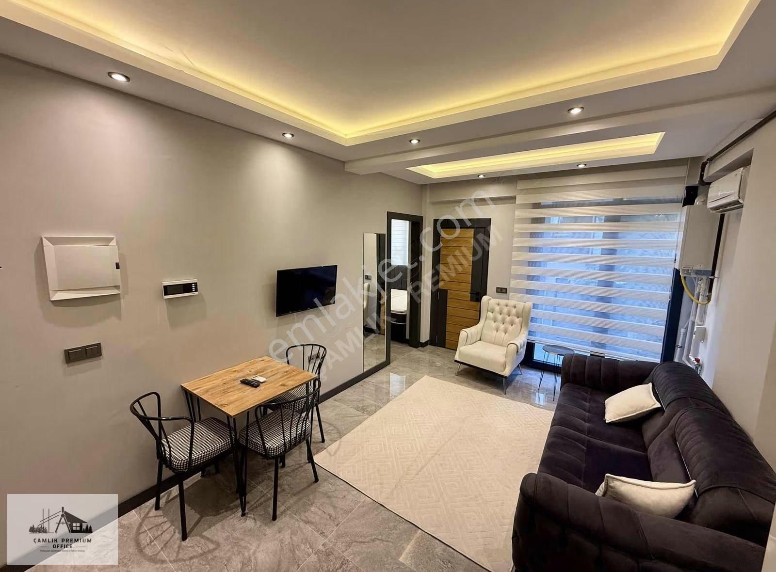 Kınıklı Yunusemre'de Arakat Balkonlu Full Eşyalı Lüks 1+1 Apart - Görsel 7