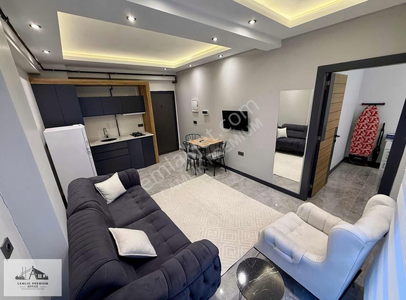 Kınıklı Yunusemre'de Arakat Balkonlu Full Eşyalı Lüks 1+1 Apart - Görsel 11