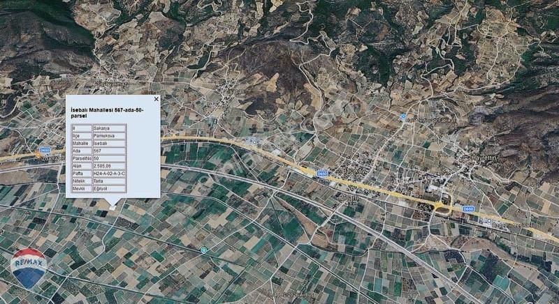 Remax Mavi Erol Çekcan Dan Pamukova İsabalıda Satılık Arazi. - Görsel 9