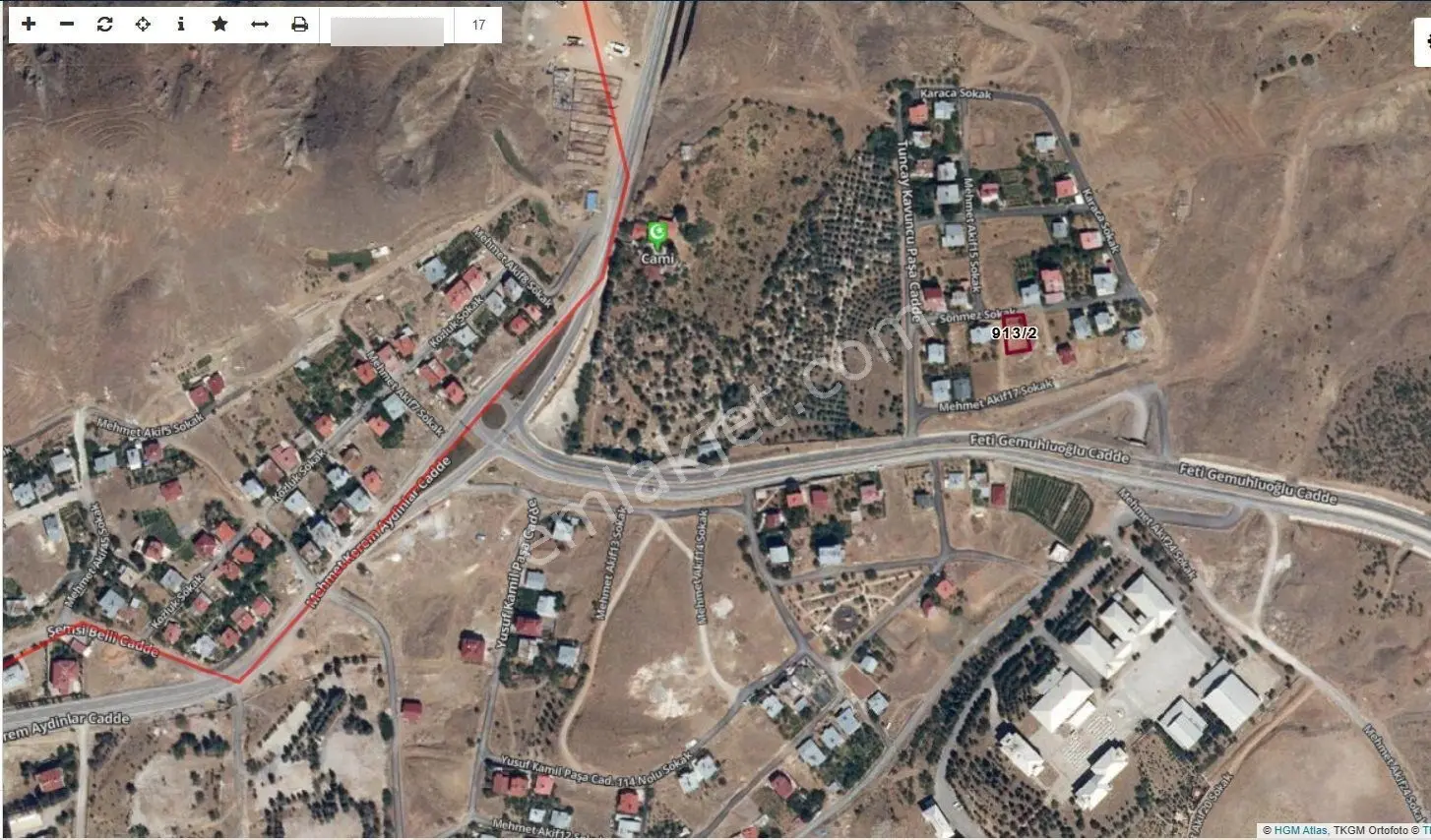 Malatya Arapgir Çobanlı Da 2 Kat İmarlı Projesi Hazır 460m2 Arsa