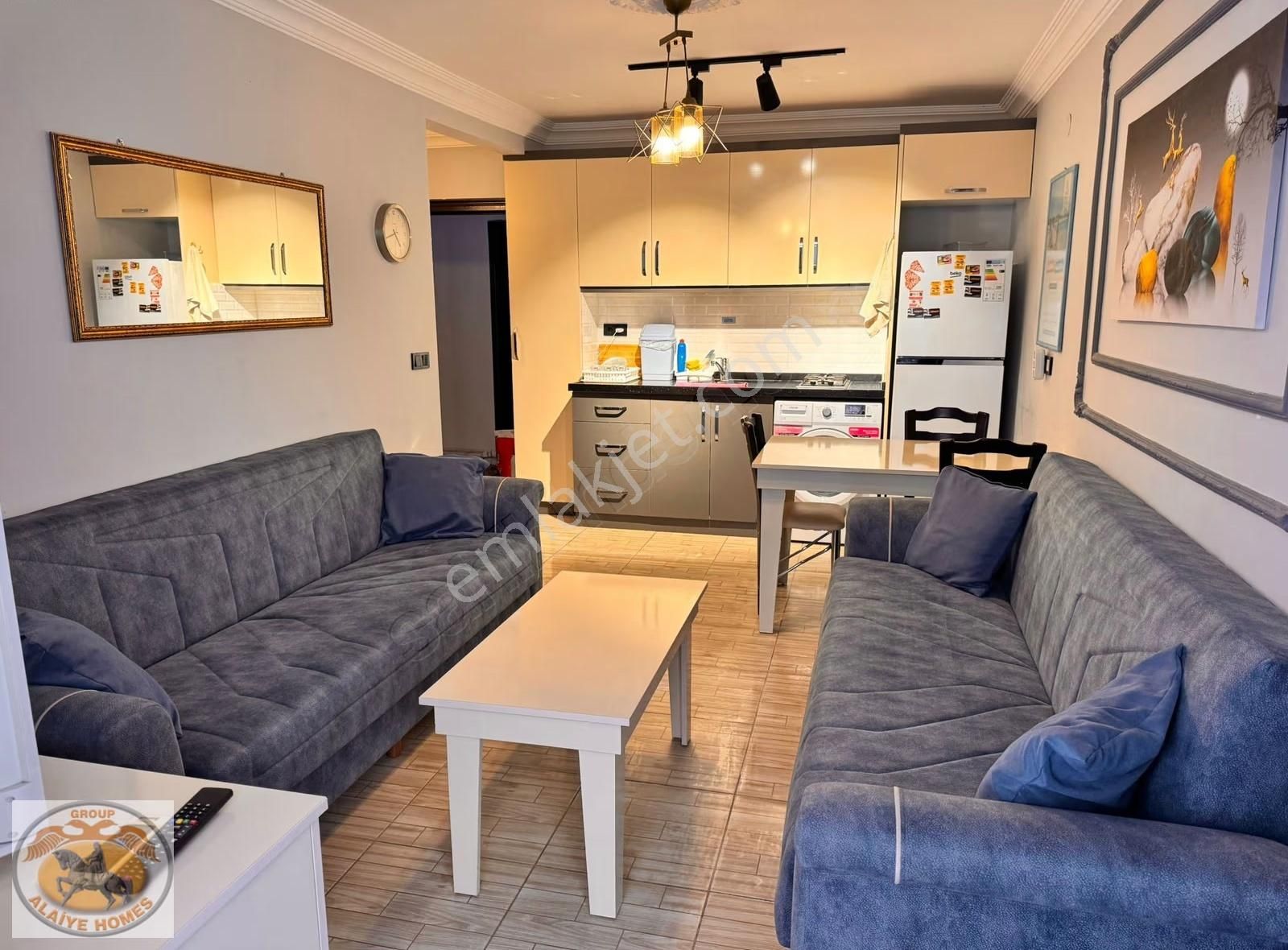 Oba Satılık 1+1 Eşyalı Denize 250 Metre Uzaklıkta Satılık Daire - Görsel 3