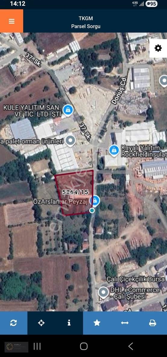 Bursa Nilüfer Çalı Dönüş Yolu Üzeri Satılık Kıymetli Arazi - Görsel 14