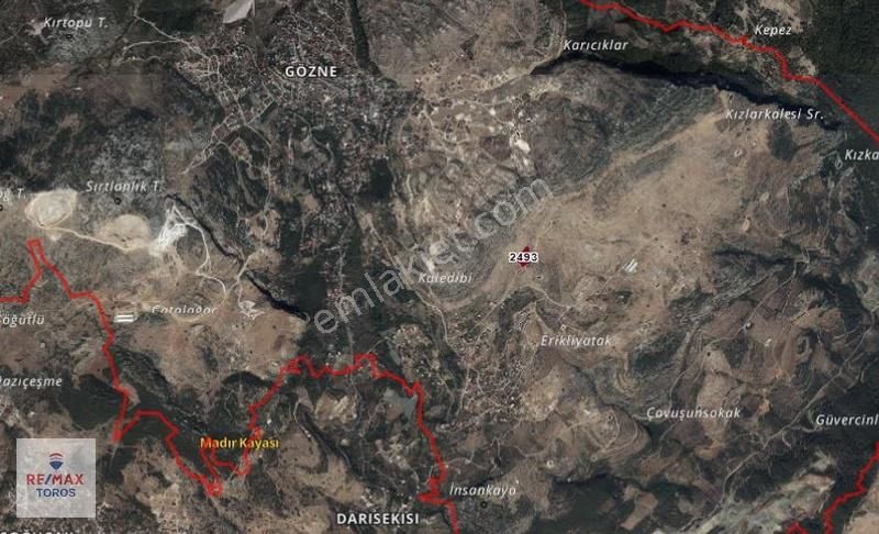 Remax Toros'tan Gözne'de İçinde Damı Olan Fırsat Değerinde Tarla