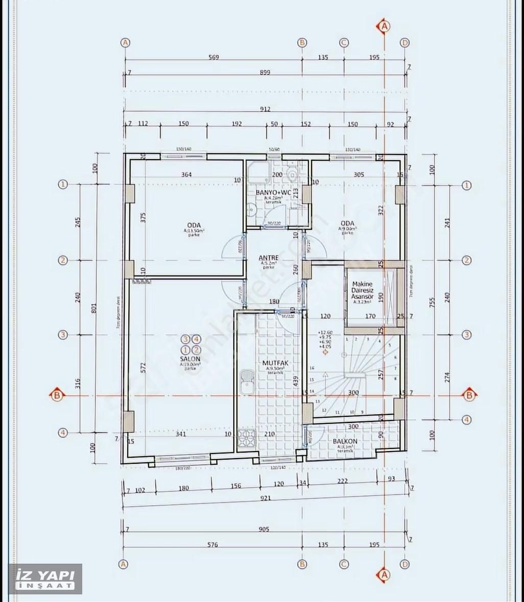 İz Yapı İnşaat Cebeci Mah. Toprak'dan Satılık Daireler - Görsel 3