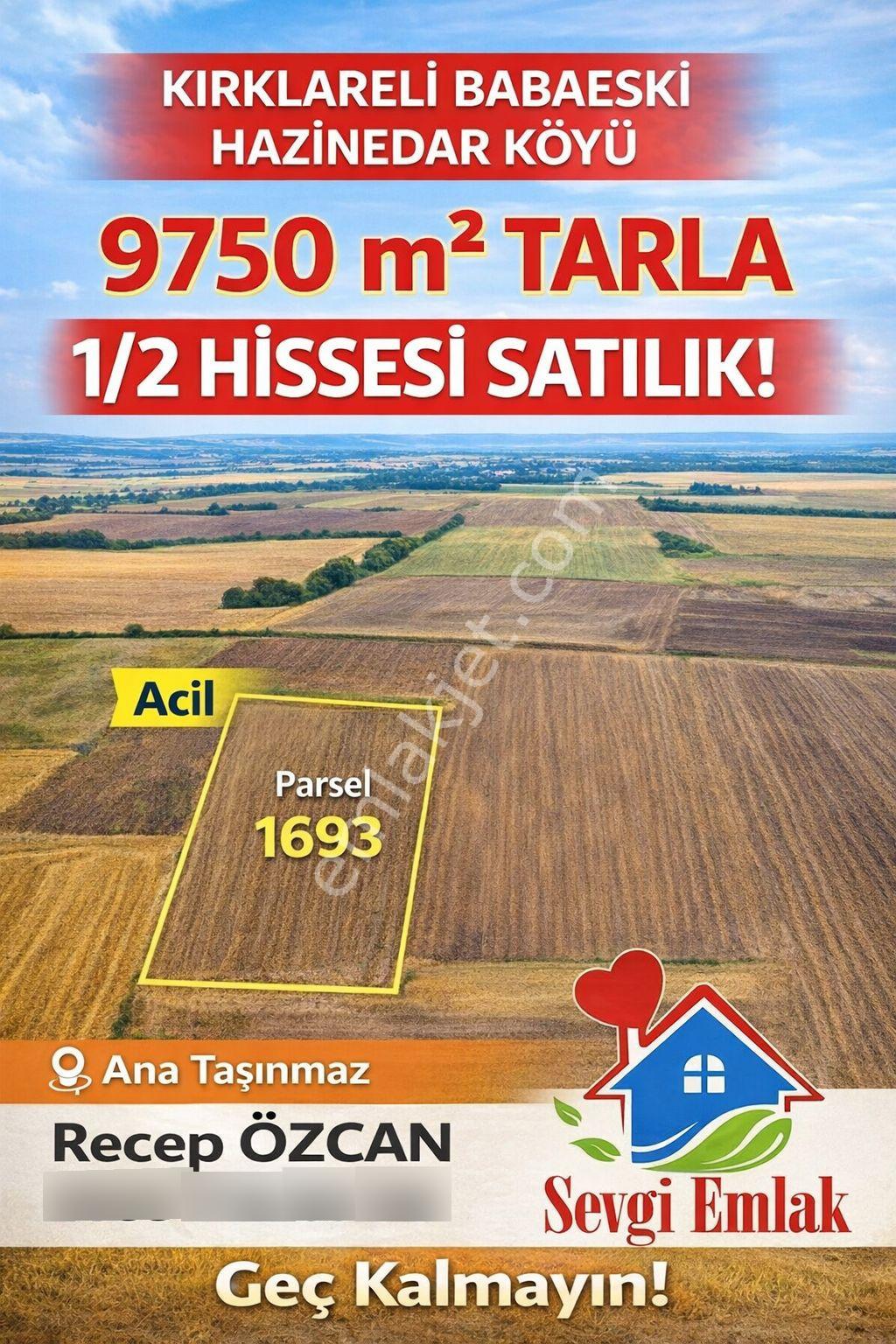 Sevgi Emlaktan Satılık Tarla