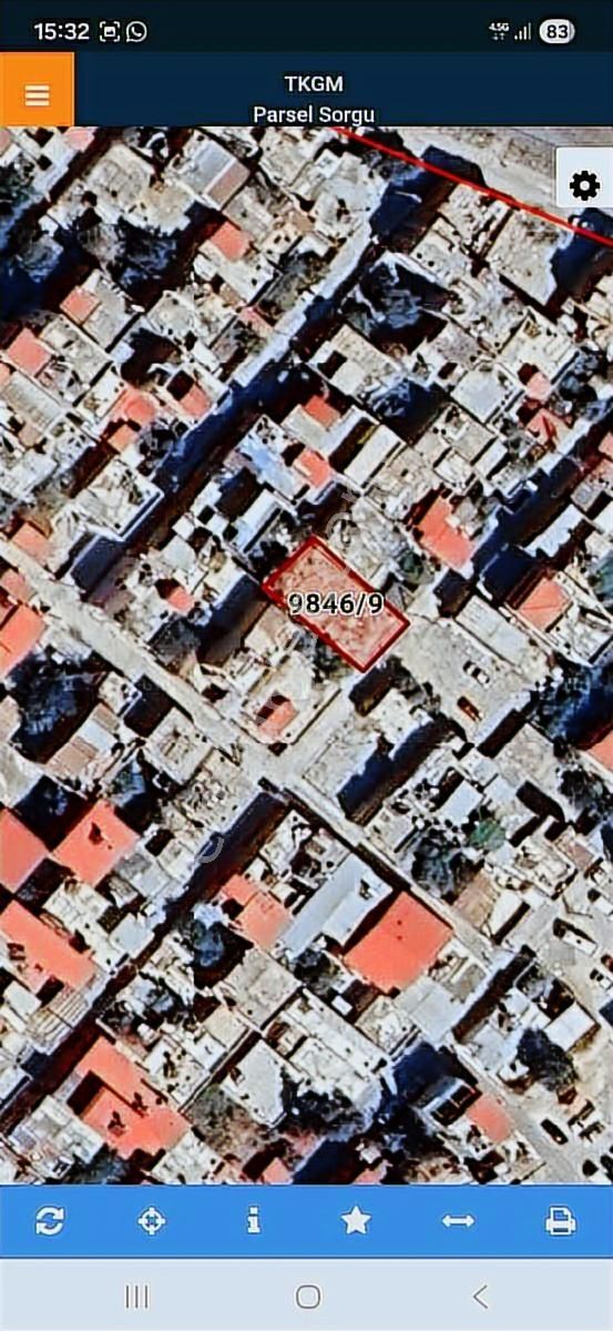 Yüreğir Tahsilli 215m² Tek Tapu, 1.6 Yoğunluklu Arsa