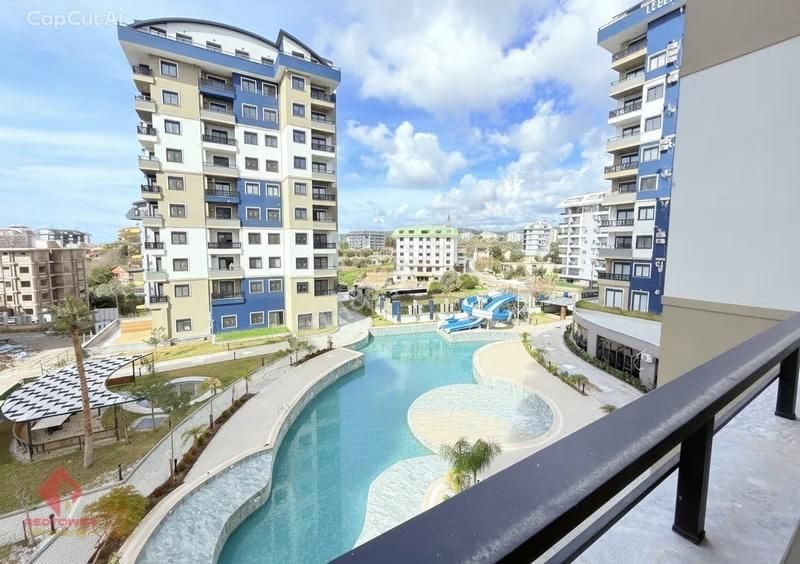 Alanya Avsallar Bölgesin'de Aktiviteli Site'de 1+1 Satılık Daire - Görsel 2