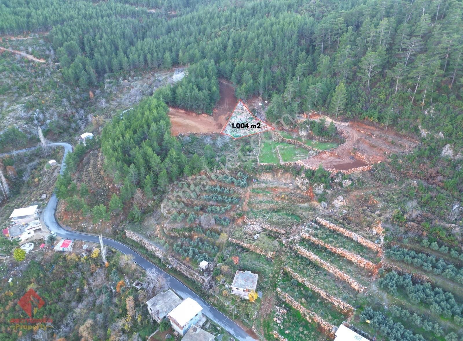 Alanya Türktaş Mahallesin'de 1.004 M² Satılık Tarla - Görsel 14