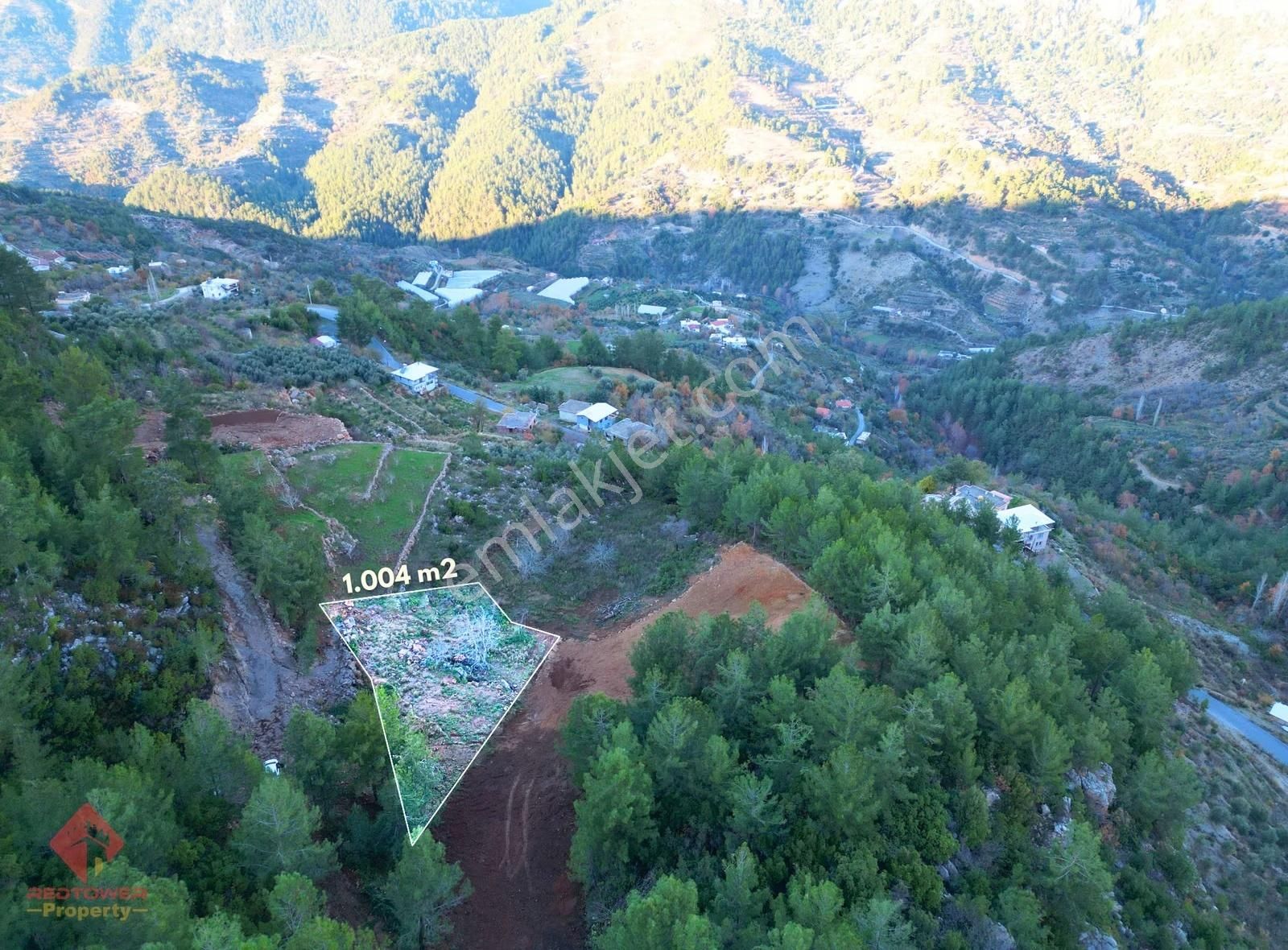 Alanya Türktaş Mahallesin'de 1.004 M² Satılık Tarla