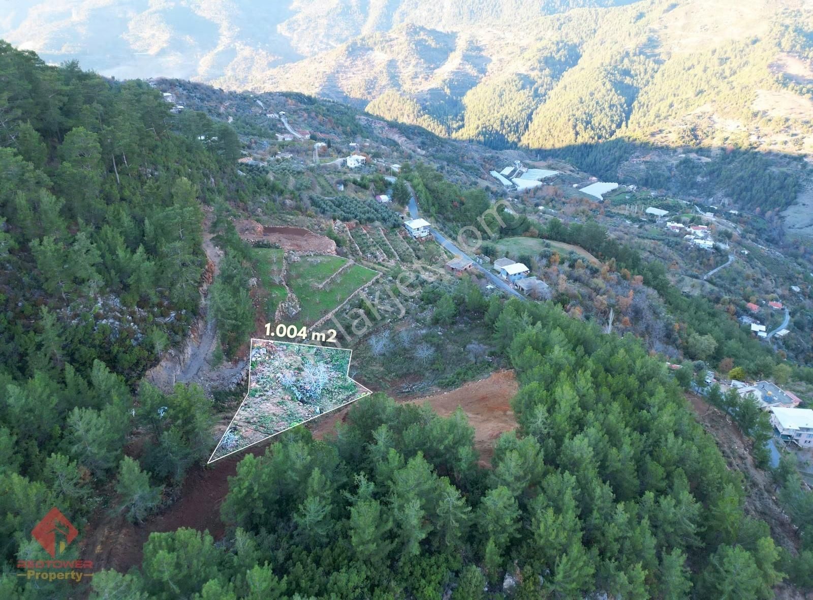 Alanya Türktaş Mahallesin'de 1.004 M² Satılık Tarla - Görsel 13