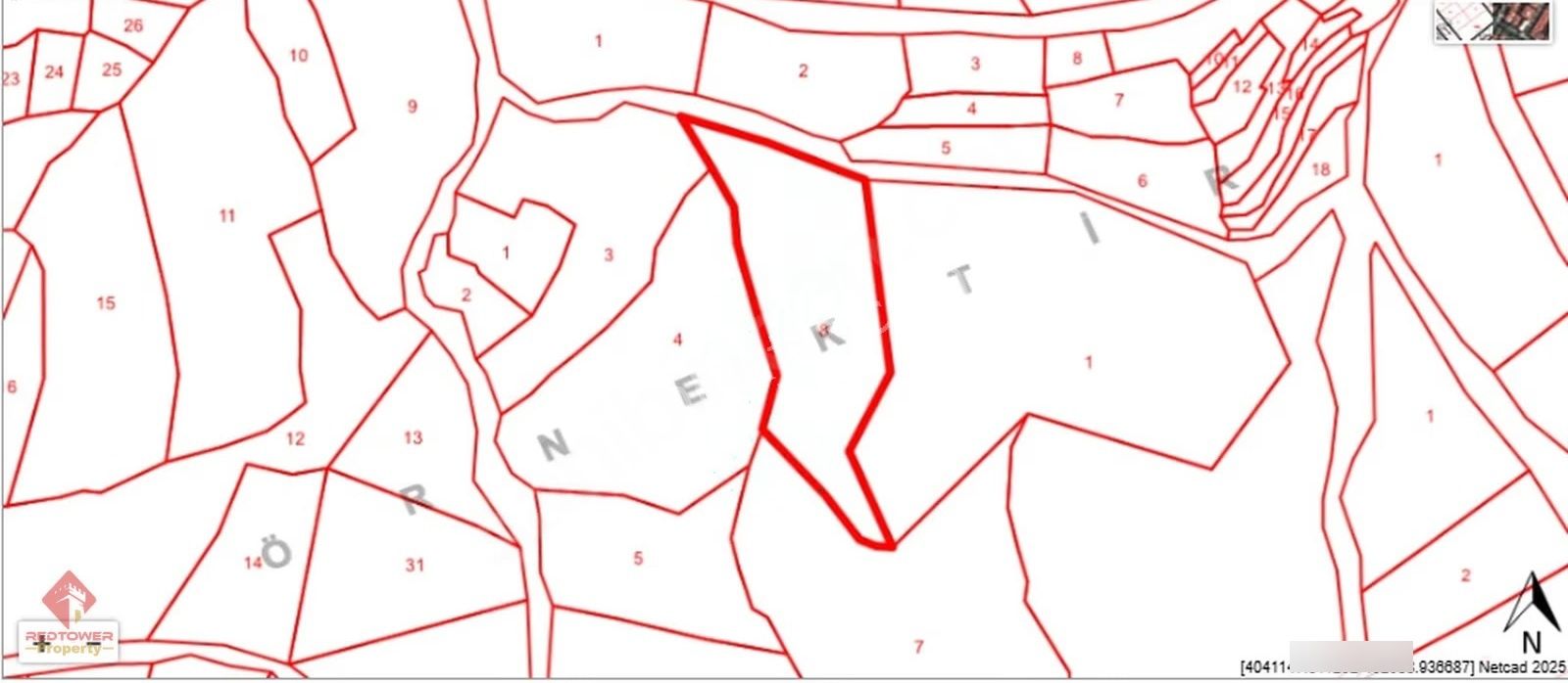 Alanya Şıhlar Köyü Merkezinde 4.460 M2 Satılık Tarla - Görsel 2