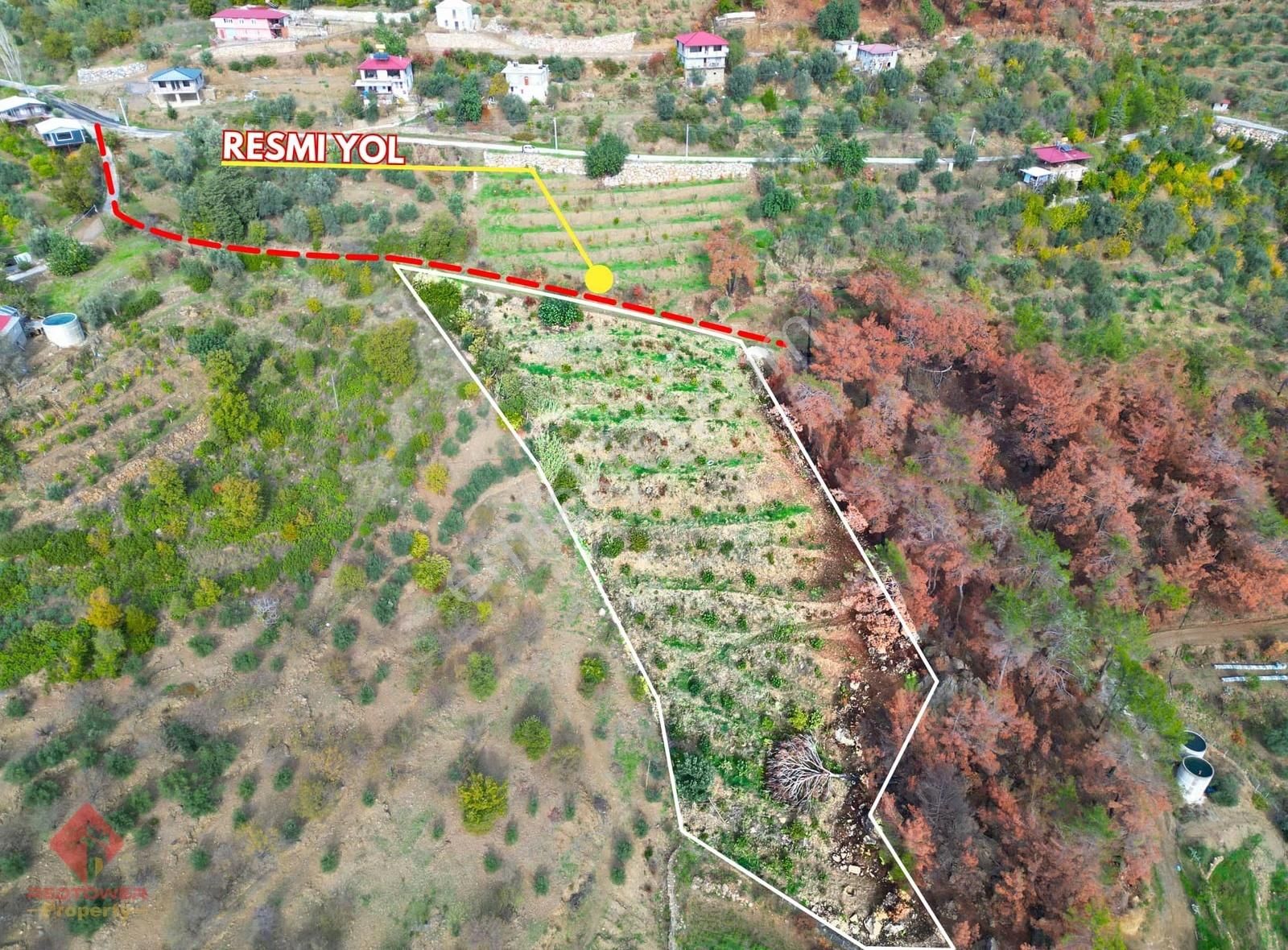 Alanya Şıhlar Köyü Merkezinde 4.460 M2 Satılık Tarla