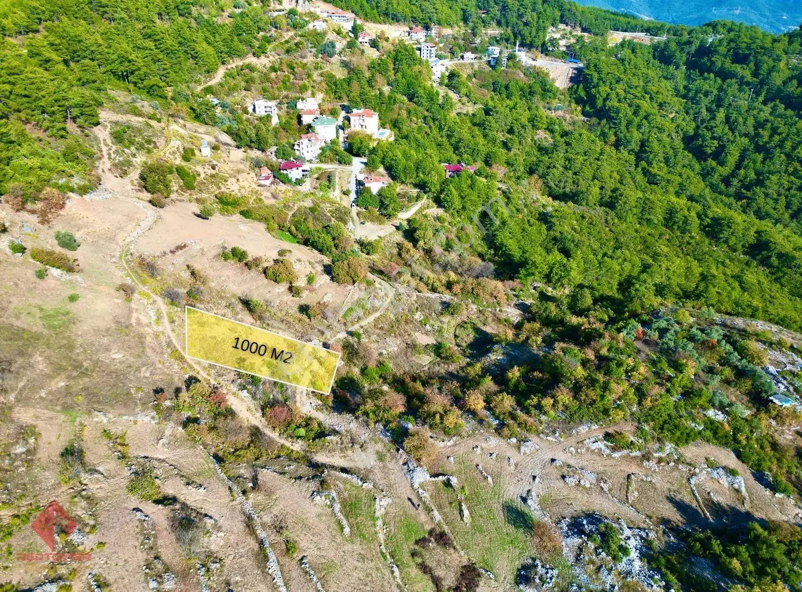Alanya Bektaş / Alibodalarda Deniz Ve Doğa Manzaralı Arsa - Görsel 2