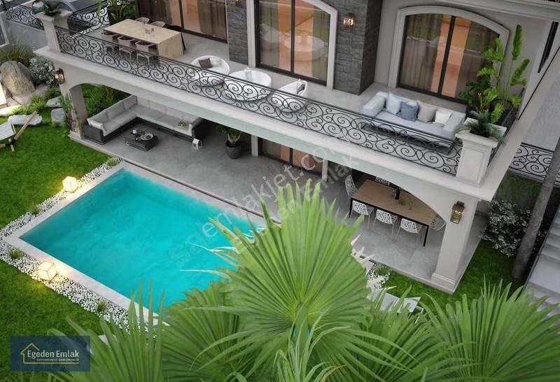 Marmaris Turunç'ta Deniz Manzaralı Lüks Villa - Görsel 3