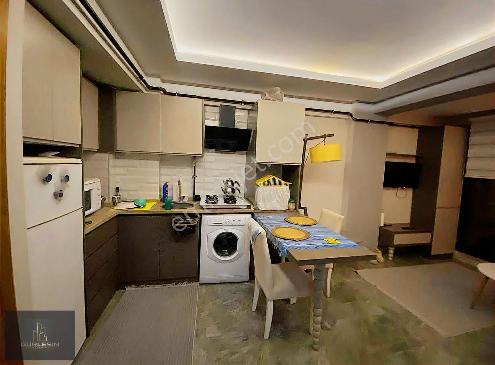 Hacıkaplanlar Mahallesi Ultra Lüks Eşyalı Kiralık 1+1 Suit Daire - Görsel 8