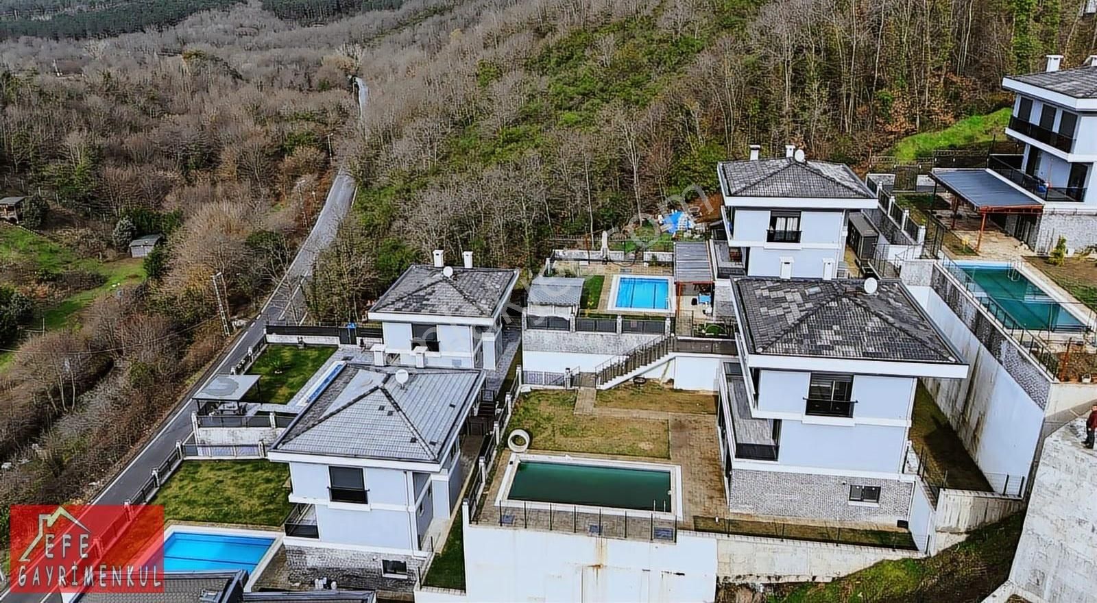 Şile Kızılca'da Müstakil Havuzlu 3 Katlı 6+1 Sıfır Lüks Villa - Görsel 21