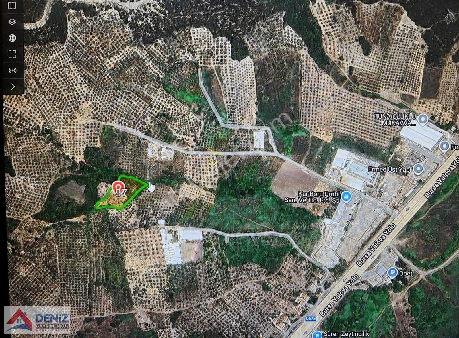 Gemlik Kurtul Ticari İmara Sınır Lojistiğe Yakın Satılık Tarla