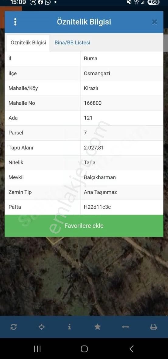 Uludağ Kirazlı Da 2027 M2 Satılık Arazi - Görsel 2