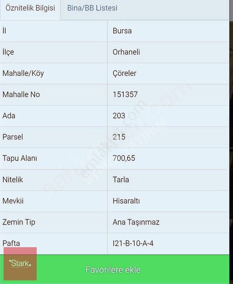 Orhaneli Çöreler Satılık Tarla - Görsel 4