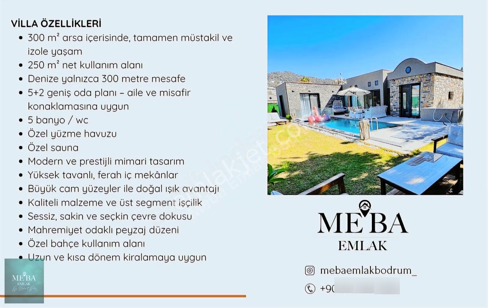 Yalıkavak Denize Yürüme Mesafesi Kiralık 5+2 Müstakil Villa - Görsel 17