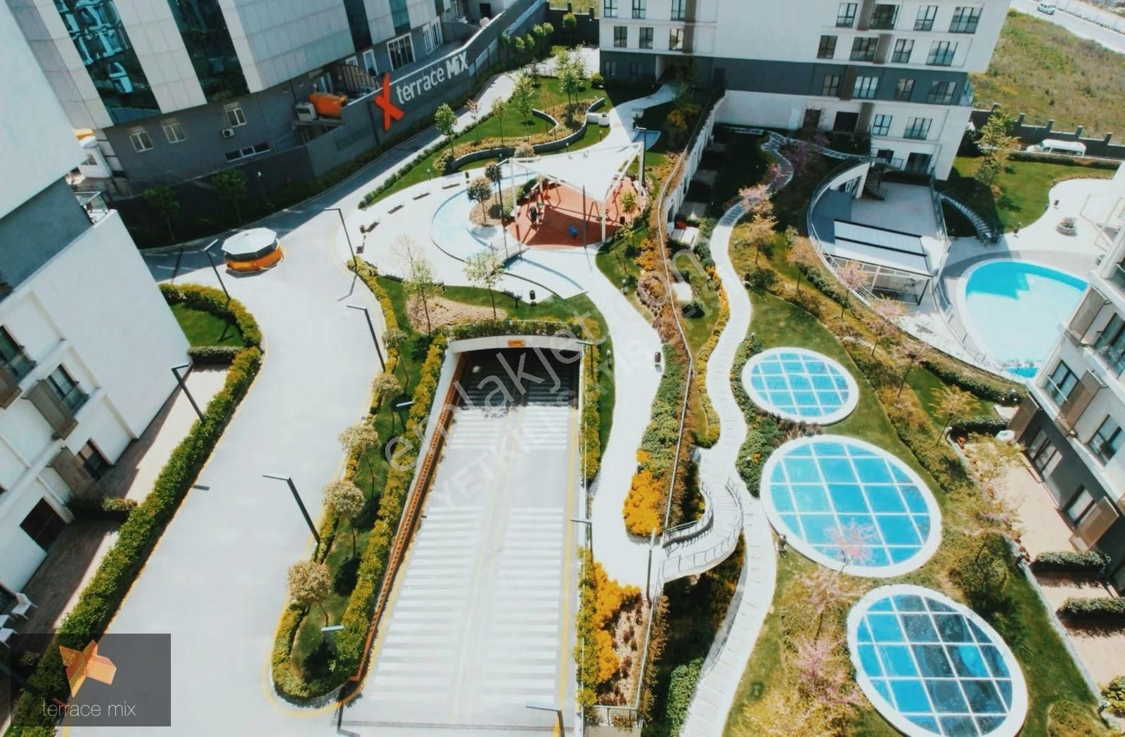 Terrace Mix'te Yüksek Kat Ful Ve Temiz Eşyalı 1+1 Daire - Görsel 21