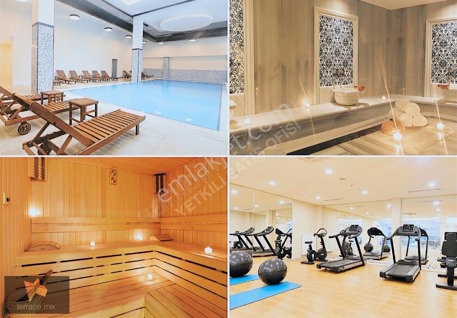 Terrace Mix Balkonlu 1+1 Havuz Cephe Eşyalı Satılık Daire - Görsel 32