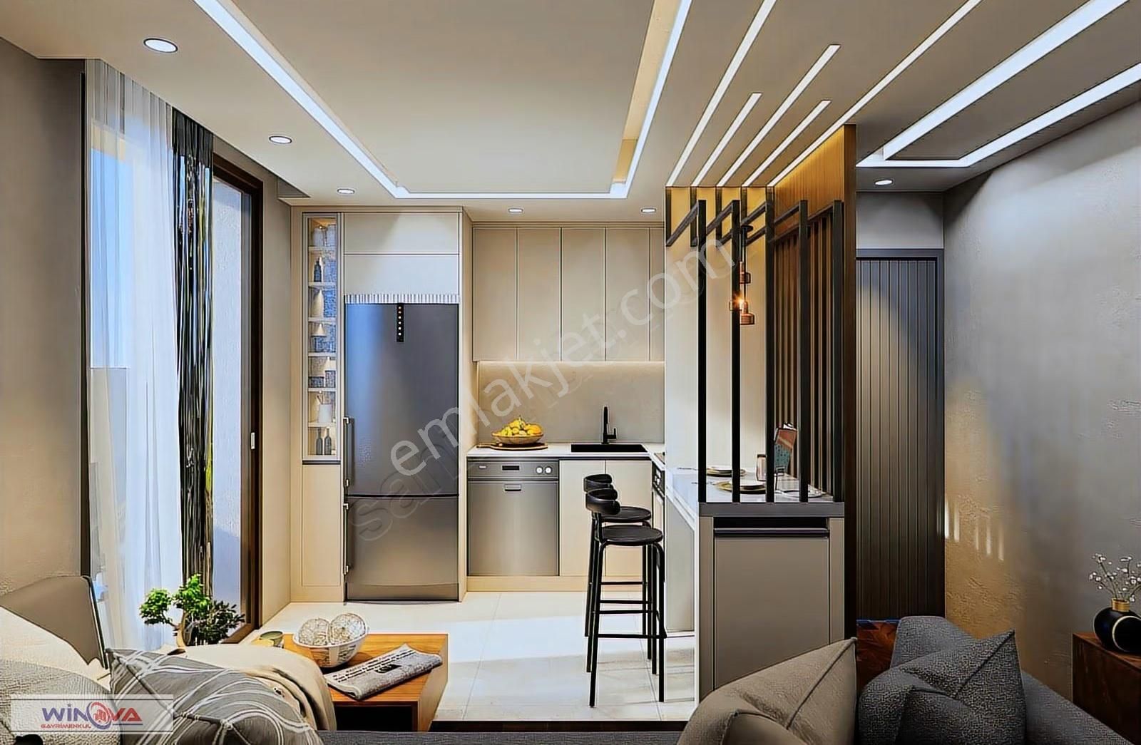 Winova İnşaat'tan Alanyurt Fatih'te Satılık Lüks 1+1 Daire ! - Görsel 8